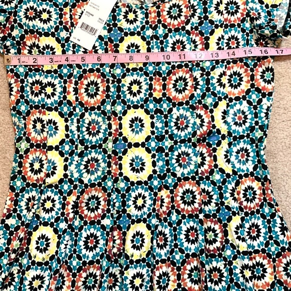 NWT NY Collection Boho Floral Midi Dress Women Medium Petite - Picture 5 of 7